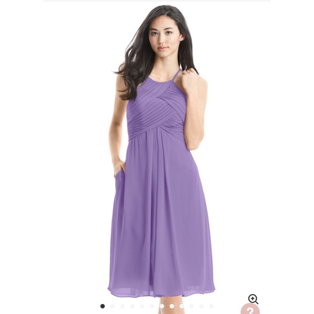 Azazie Knee Length Bridesmaid Dress